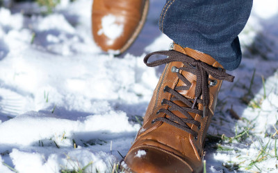 LEATHER BOOTS FOR WINTER