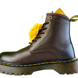 Full Boot With Original Leather Inspired By Martens Double Sole-39X43-Brown