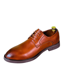 Party & Casual With Lace Oxford Shoes For Men By Pullman-Tan