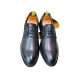 Party & Casual Oxford Plain With Lace Shoes For Men-Black