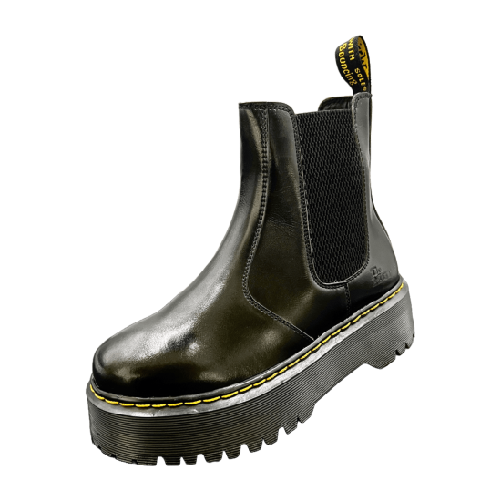 Chelsea Original Mat Leather Boot Inspired By Martens Triple Sole-35X39