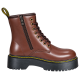 Full Boot With Micro Wax Leather Inspired By Martens Triple Sole-35X39-Brown