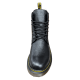 Special 44 & 45 Size Original Leather full Boot With Inspired By Martens single Sole-Black