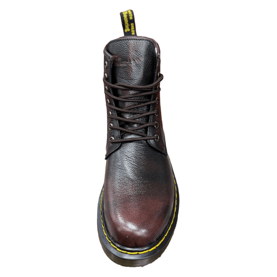 Special 44 & 45 Size Original Leather full Boot With Inspired By Martens single Sole-Brown