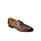 Party & Casual With Slim To Leather Brown Shoe For Men