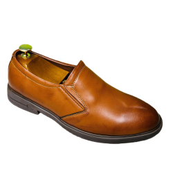 Party & Casual Oxford Shoes Without Lace Leather For Men-PM23023-Brown