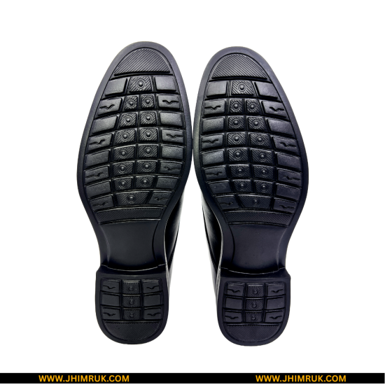 13R Original Black Goat Leather With Lace-Up Formal Shoe- Size 40x43