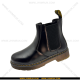 Chelsea Original Sleek Shine Leather Boot Inspired By Martens Single Sole-38X43