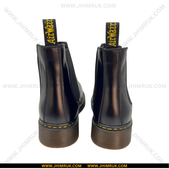Chelsea Original Sleek Shine Leather Boot Inspired By Martens Single Sole-38X43
