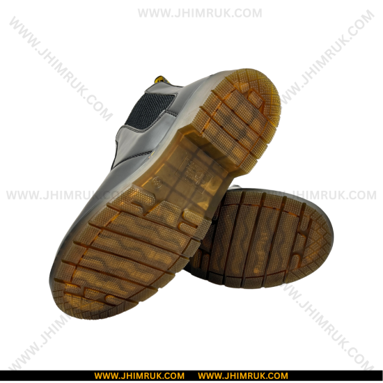 Chelsea Original Sleek Shine Leather Boot Inspired By Martens Single Sole-38X43