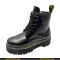 Full Boot With Micro Leather Inspired By Martens Triple Sole In Yellow Stitching -39X43