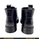 Dr.Martens Inspired Original Brogue Leather Ankle Lace Up Double Sole Black Boot - Size 40X44