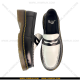 Penny Loafers By martens Adrian Single Sole in Black and White with Soft & High Quality Leather Upper, Made in Vietnam-38X43
