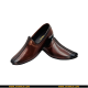 Nagra Jutti With Brown Microfiber Leather Slip-On Shoes Size 40x43
