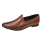 Nagra Jutti Comes With Microfiber Leather Slip-On Shoes In Tan Color - Size 40x43