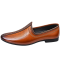 Nagra Jutti Comes With Microfiber Leather Slip-On Shoes In Tan Color - Size 40x43