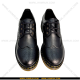 Brogue Oxford  Single Sole Black Leather Shoes Inspired By Dr. Marten - Size 40X43