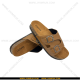 Sandals / Slides For Men With Adjustable Double Buckle In Camel Color - Size 40x43
