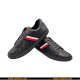 Sneakers By Tommy Hilfiger come with Black micro leather in lace-up and Brand Stripe - Size 40x43