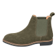 ZARA Chelsea Ankle Slip-On Boot Comes With Camel Shower Leather For Men In Olive Green - Size 40x43