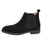 ZARA Chelsea Ankle Slip-On Boot Comes With Camel Shower Leather For Men In Black - Size 40x43