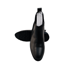 Chelsea Smooth Leather Boots For Men By Pullman-Black