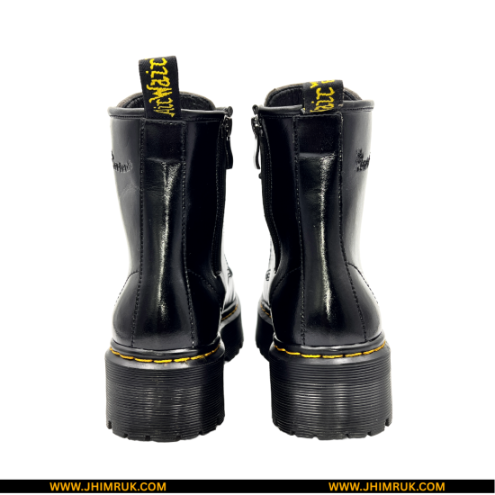 Full Boot With Micro Leather Inspired By Dr.Martens Triple Sole-35X39-Black