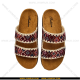 Sandals for ladies in beautiful color in Nepali Pink Dhaka pattern, Size 36X39