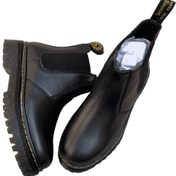 Chelsea Original Wax Leather Boot Inspired By Martens Double Sole-39X43